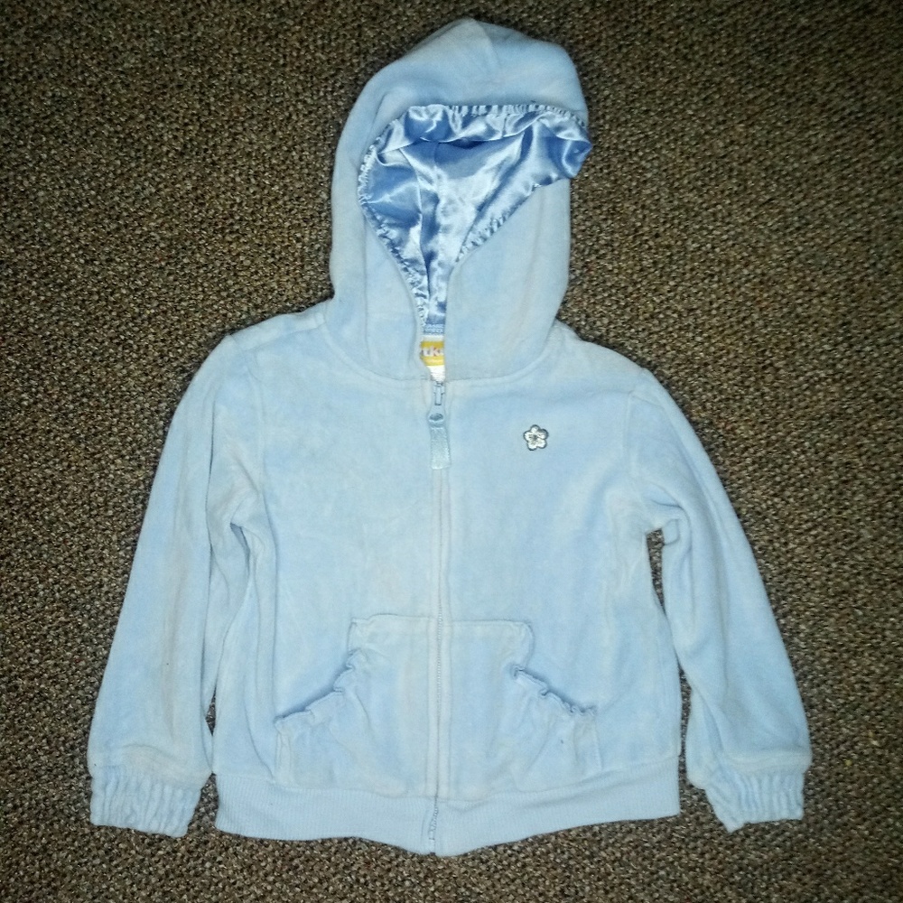 Blue Velour Sweatshirt 4t